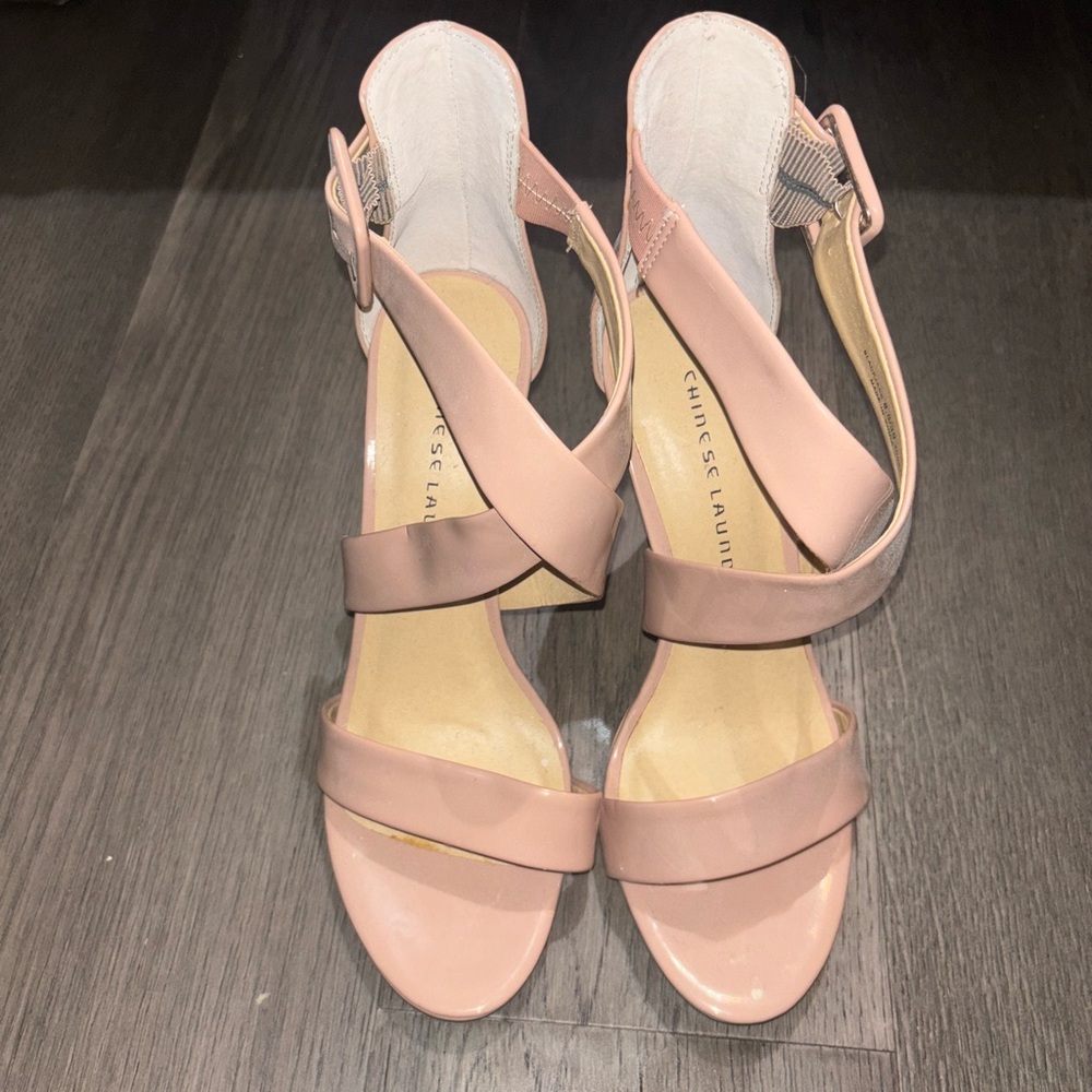 Chinese Laundry Blush Strappy Sandals
